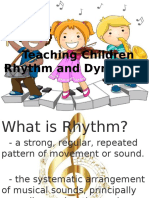 Teaching Children Rhythm and Dynamics