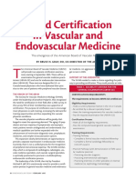 Board Certification in Vascular and Endovascular Medicine
