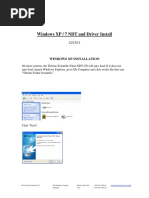 Windows XP / 7 NDT and Driver Install