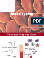 Blood Typing: Aira Anne Tonee C. Villamin BSN Ii