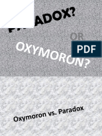 Oxymoron vs. Paradox-0