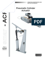 Pneumatic Cylinder Actuator: Operation, Maintenance and Instruction Manual