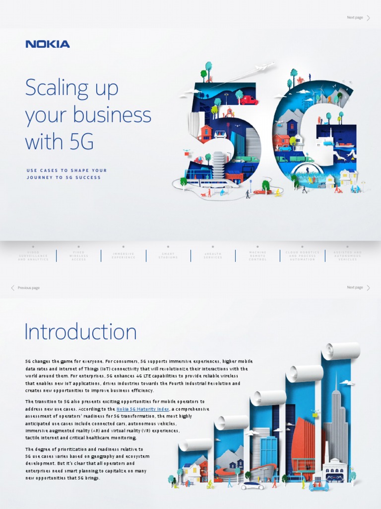 Nokia 5G Use Cases Ebook EN | PDF | Augmented Reality | Virtual Reality