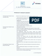 Menara Telekomunikasi - PT. Mulia Lintang Teknik - HSE Plan2 PDF