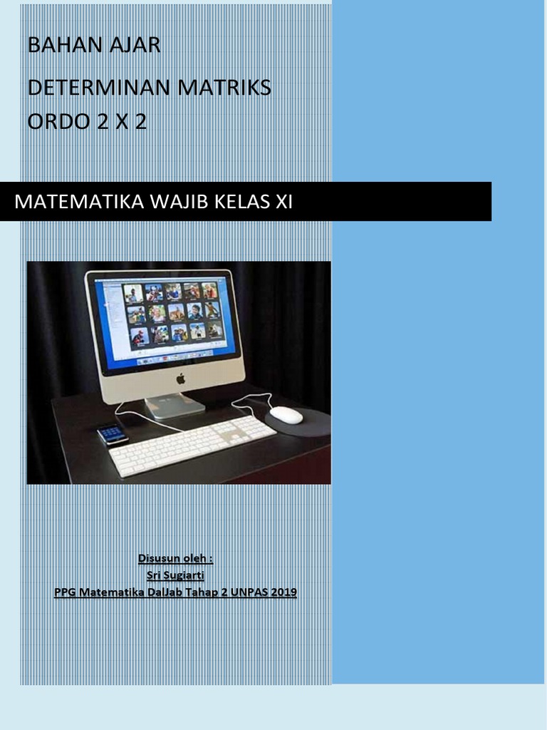 Bahan Ajar Determinan Matriks