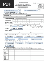 Application Form MoS&T