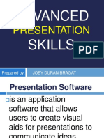 Advanced Skills: Presentation