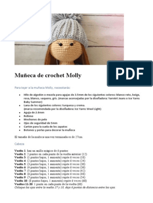 Predecir apoyo salario Muñeca de Crochet Molly | PDF | Ocio