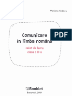 Comunicare in Limba Romana - Clasa 2 - Caiet de Lucru - 1 PDF