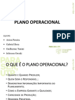 Plano Operacional