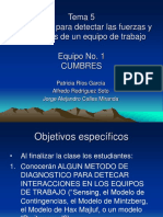 Diagnóstico para Detectar Las Fuerzas y Debilidades de Un Equipo de Trabajo