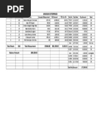 Jmsoadn Enterprises: SR - No GI Sheets Qty Site Jmsoadn Measurment Bill Amount TDS Cut 1% CHQ No CHQ Date CHQ Amount Bank