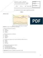 Teste de Avaliação de Geografia