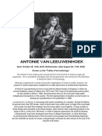 ANTONIE Van LEEUWENHOEK