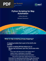 Python Scripting For Map Automation: Jeffrey Barrette Michael Grossman