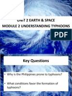 Unit 2 Earth & Space Module 2 Understanding Typhoons