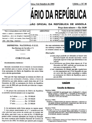 Exemplar de Assinante Da Imprensa Nacional, PDF