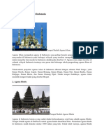 6 Agama Yang Diakui Di Indonesia