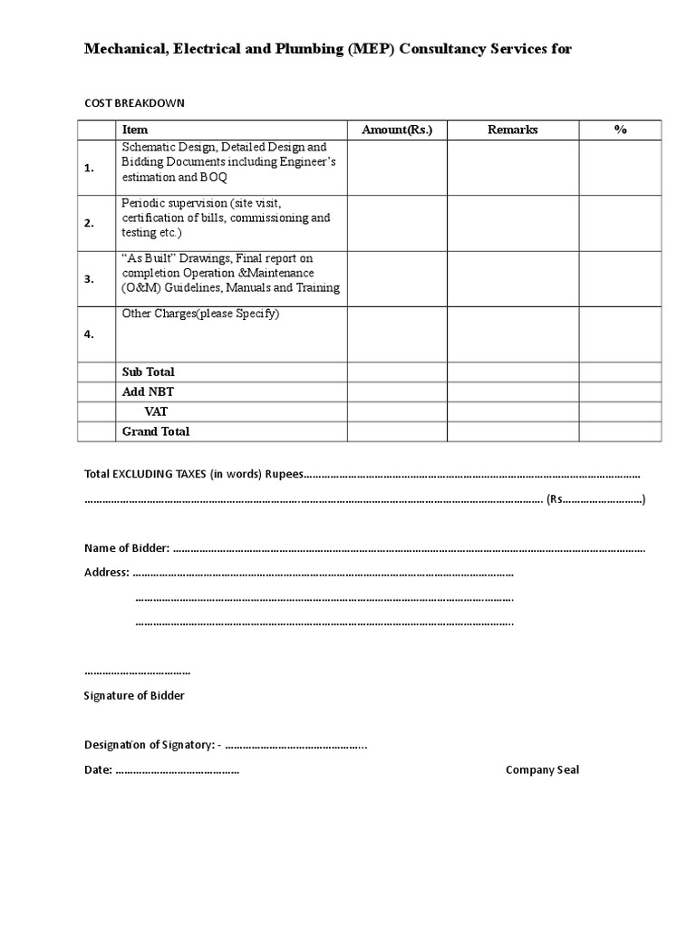 Final Cost Form | PDF | Finance & Money Management | Computers