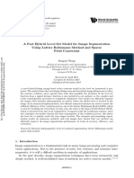 A Fast Hybrid Level Set Model For Image Segmentation Using Lattice Boltzmann Method and Sparse Field Constraint