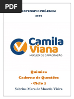 Caderno de Questões Química- Ciclo I