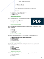 Chapter 8 - Results For Multiple Choice Quiz 1