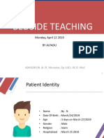 Bedside Teaching: Monday, April 12 2019 by Alfadli