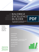 Baldrige Excellence Builder: Key Questions For Improving Your Organization's Performance