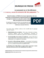 « France, veux-tu encore de tes paysans »