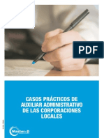 Supuestos Teórico-Prácticos Auxiliar Administrativo De Las Corporaciones Locales