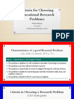 Fdocuments.us Criteria for Choosing Educational Research Problems