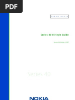 Series 40 UI Style Guide v3 3 en