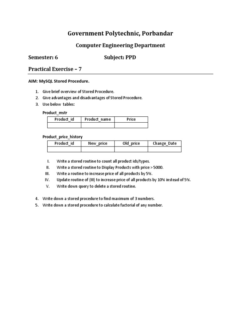 Government Polytechnic, Porbandar: Computer Engineering Department ...