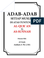 Adab Setiap Muslim - Buku Saku