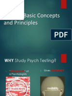 History to Principles of Psych Testing