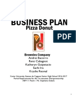 Business Plan Pizza Donut 