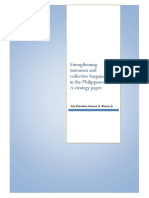 Strengthening Unionism and Collective Bargaining in The Philippines: A Strategy Paper