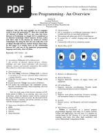 IoT & Python Programming - An Overview