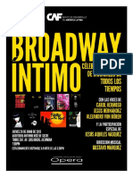 Broadway Íntimo - Invitación