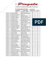 Online Examination Results: Section