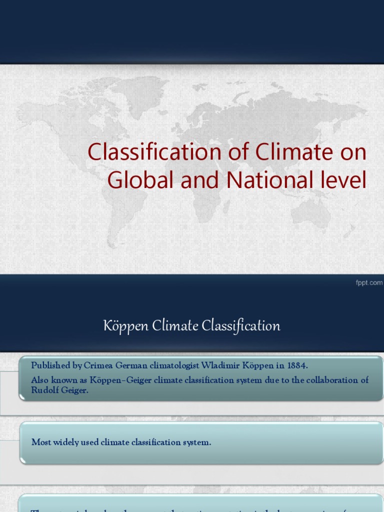 Global Climate Classification Overview | PDF | Climate | Oceanic Climate