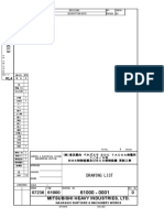 0 Mitsubishi Heavy Industries, LTD.: Drawing List