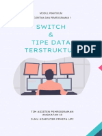 Modul 3 - Switch Dan Tipe Data Terstruktur