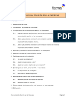 Comunicacion Escrita en La Empresa PDF