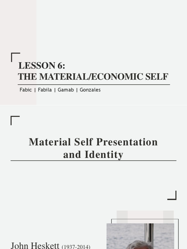 The Material and Economic Self Consumerism Affect (Psychology)