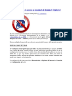 Como Bloquear El Acceso A Internet Al Internet Explorer