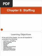 Chapter 5: Staffing