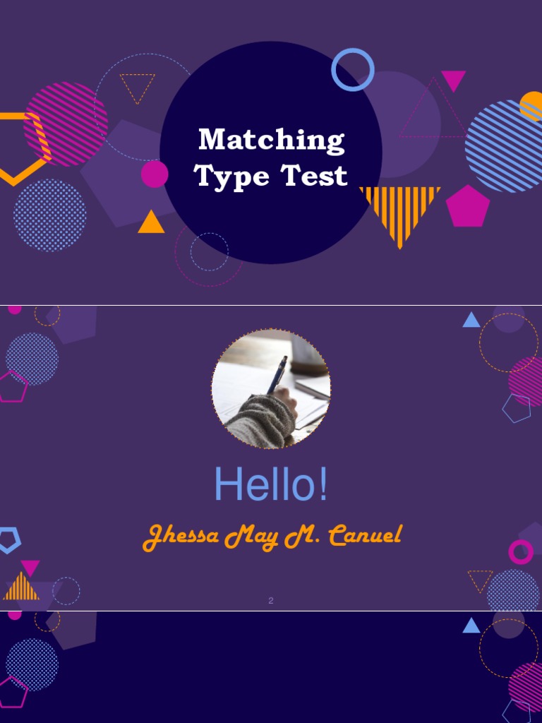 Checklist For Writing Matching Type Test | Download Free PDF | Pointer ...