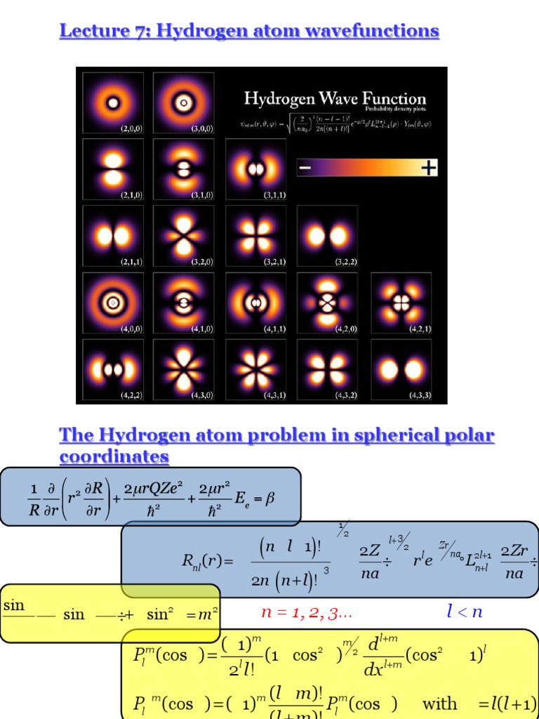07 Atomic Orbital Quantum Mechanics