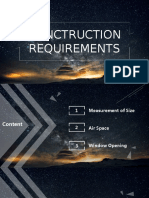 Construction Requirements Window Sizing Airspace Dimensions